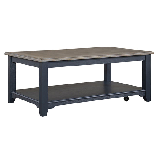 Summerville - Rectangular Cocktail Table - Navy