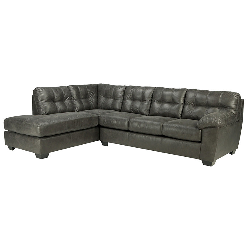 Fallston - Slate - Left Arm Facing Chaise 2 Pc Sectional