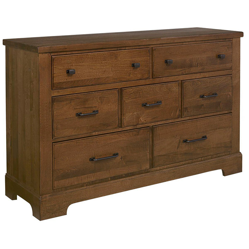 Cool Rustic - 7-Drawers Dresser - Amber