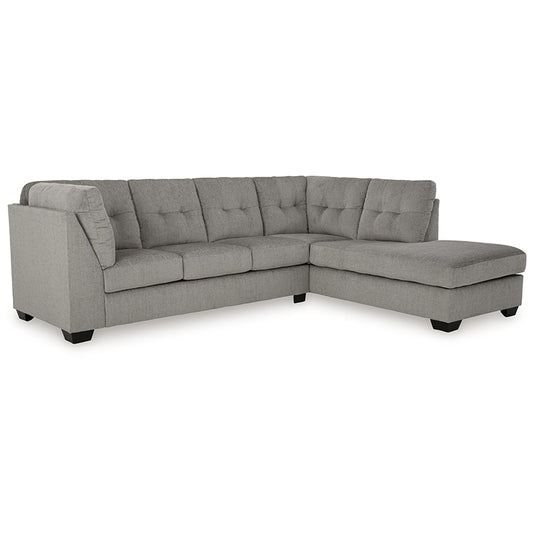 Lanelly - Alloy - 2-Piece Sectional With Raf Corner Chaise