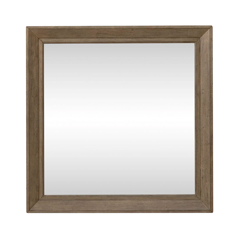 Grandpas Cabin - Mirror - Light Brown