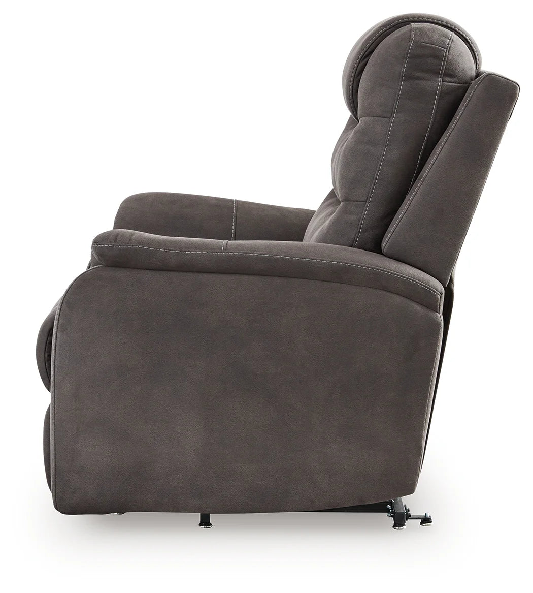 Snowfield - Gunmetal - Power Lift Recliner