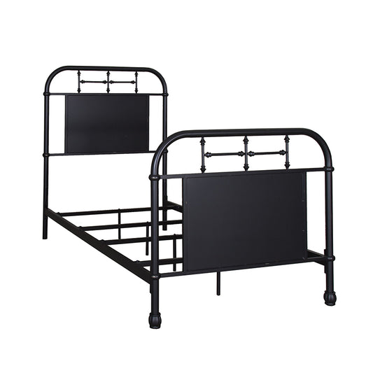 Vintage Series - Twin Metal Bed - Black