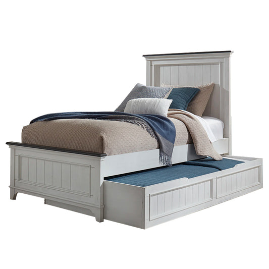 Allyson Park - Full Trundle Bed - White