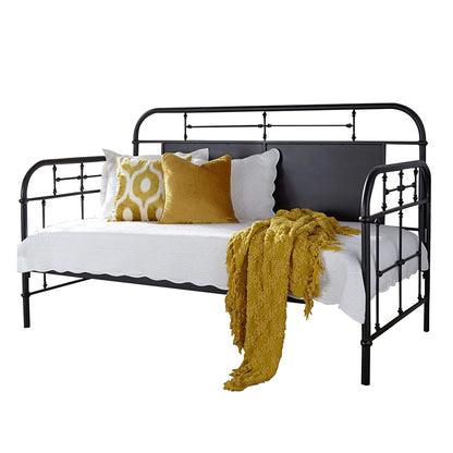 Vintage Series - Twin Metal Day Bed - Black