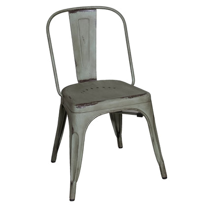 Vintage Series - Bow Back Side Chair - Green