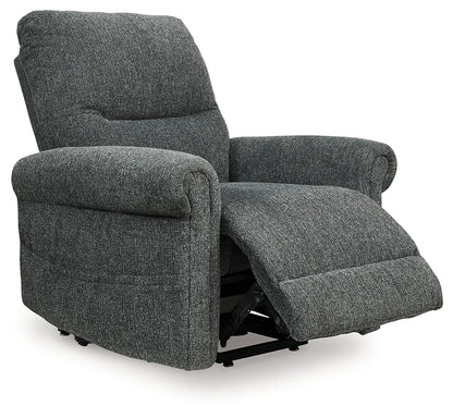 Aureta - Charcoal - Power Lift Recliner