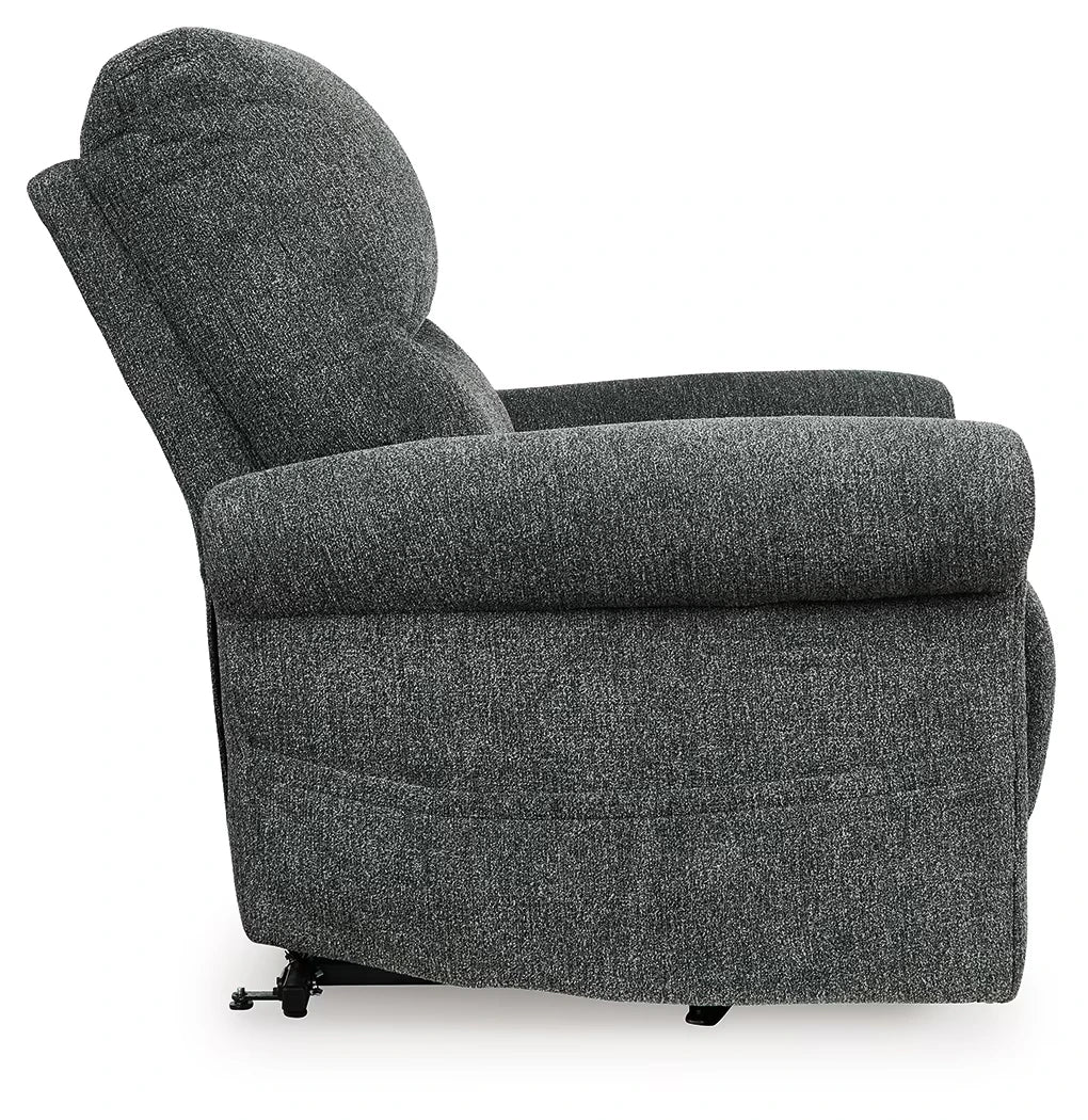 Aureta - Charcoal - Power Lift Recliner