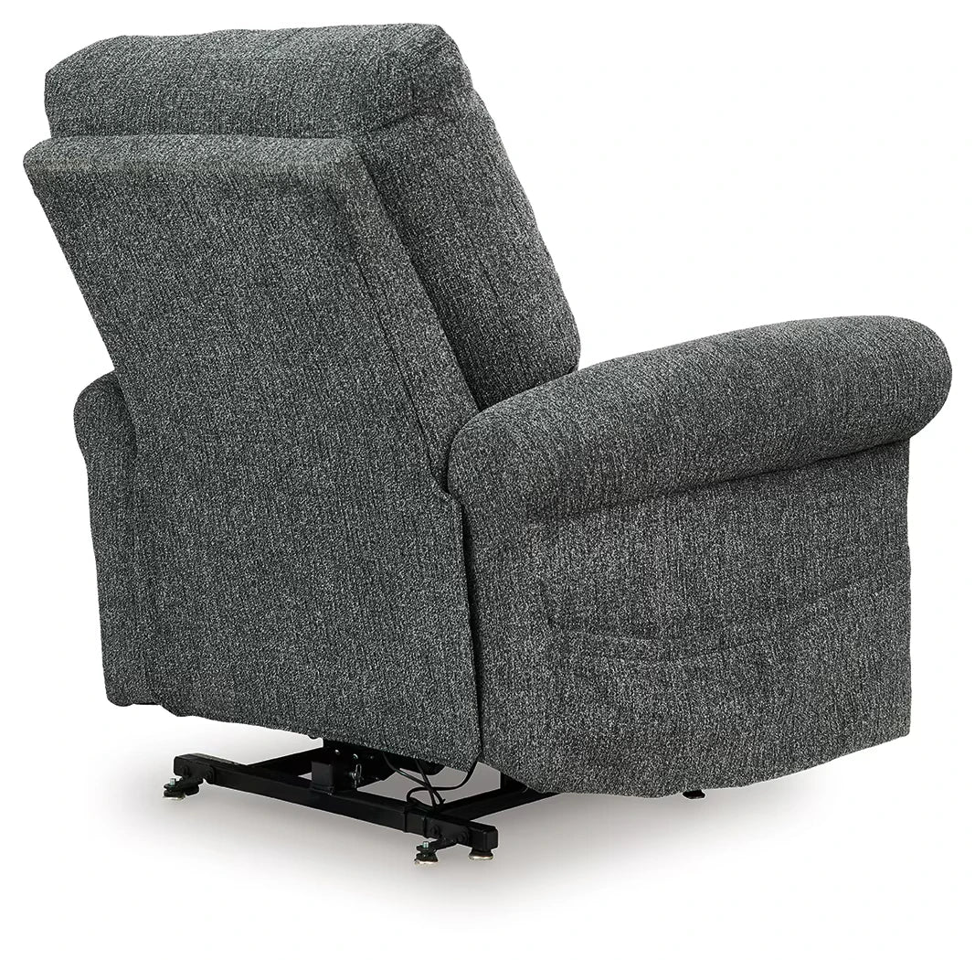 Aureta - Charcoal - Power Lift Recliner