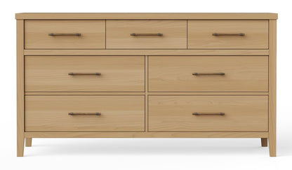 Pure Maple - 7 Drawer Dresser - Natural Maple