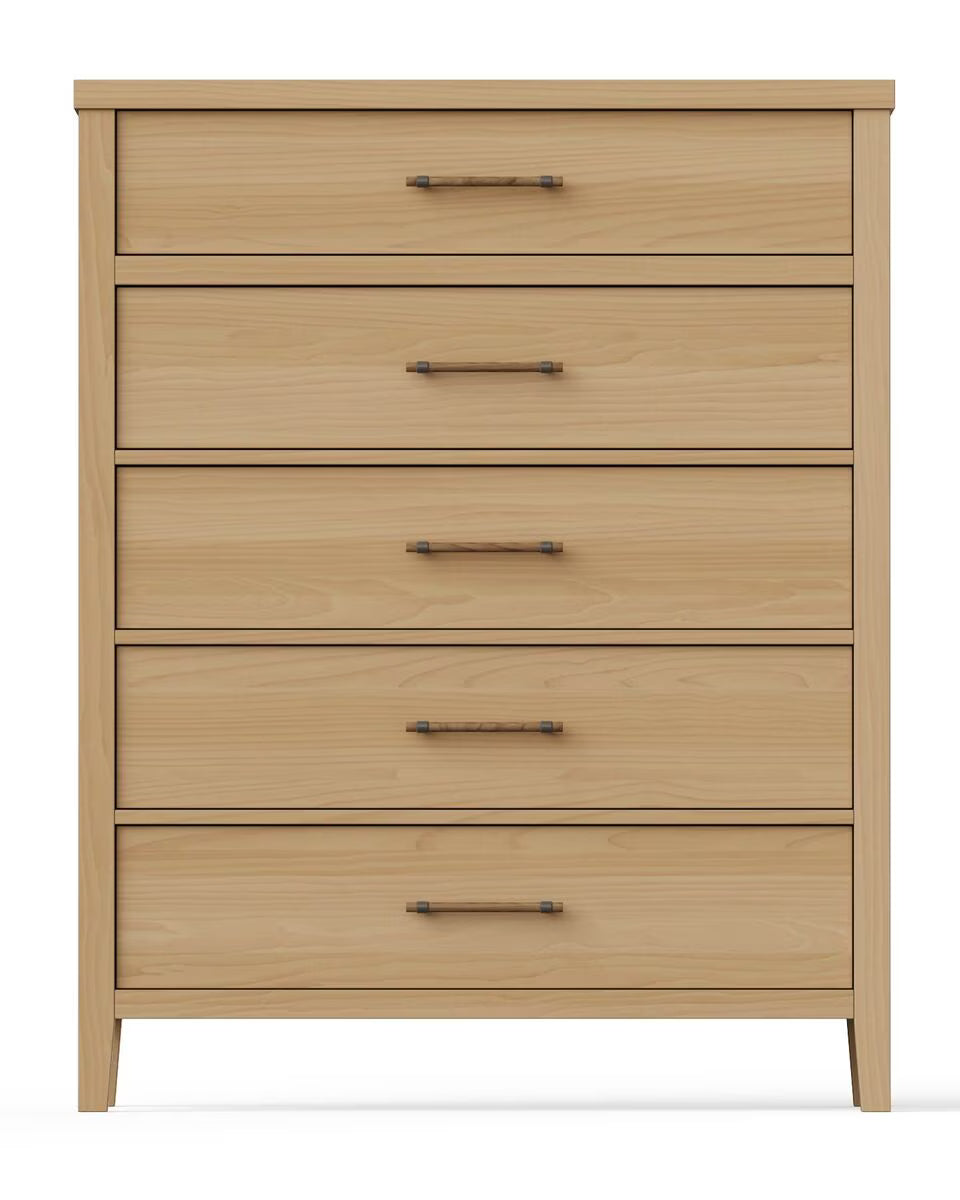 Pure Maple - 5 Drawer Chest - Natural Maple