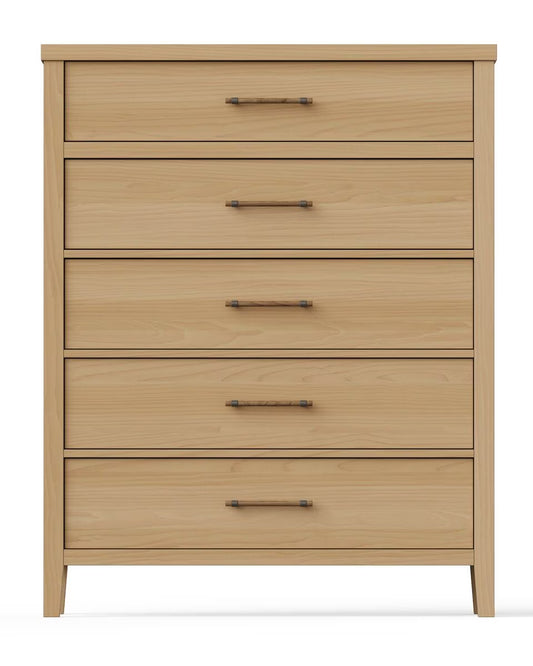 Pure Maple - 5 Drawer Chest - Natural Maple