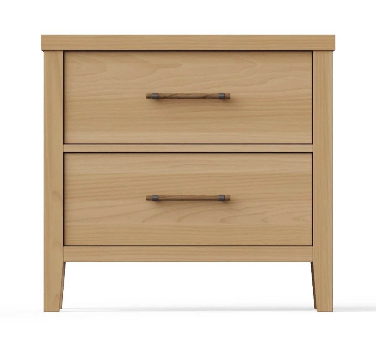 Pure Maple - 2 Drawer Nightstand - Natural Maple