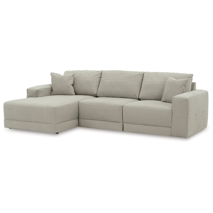 Next-gen Gaucho - Gray - Left Arm Facing Corner Chaise 3 Pc Sectional