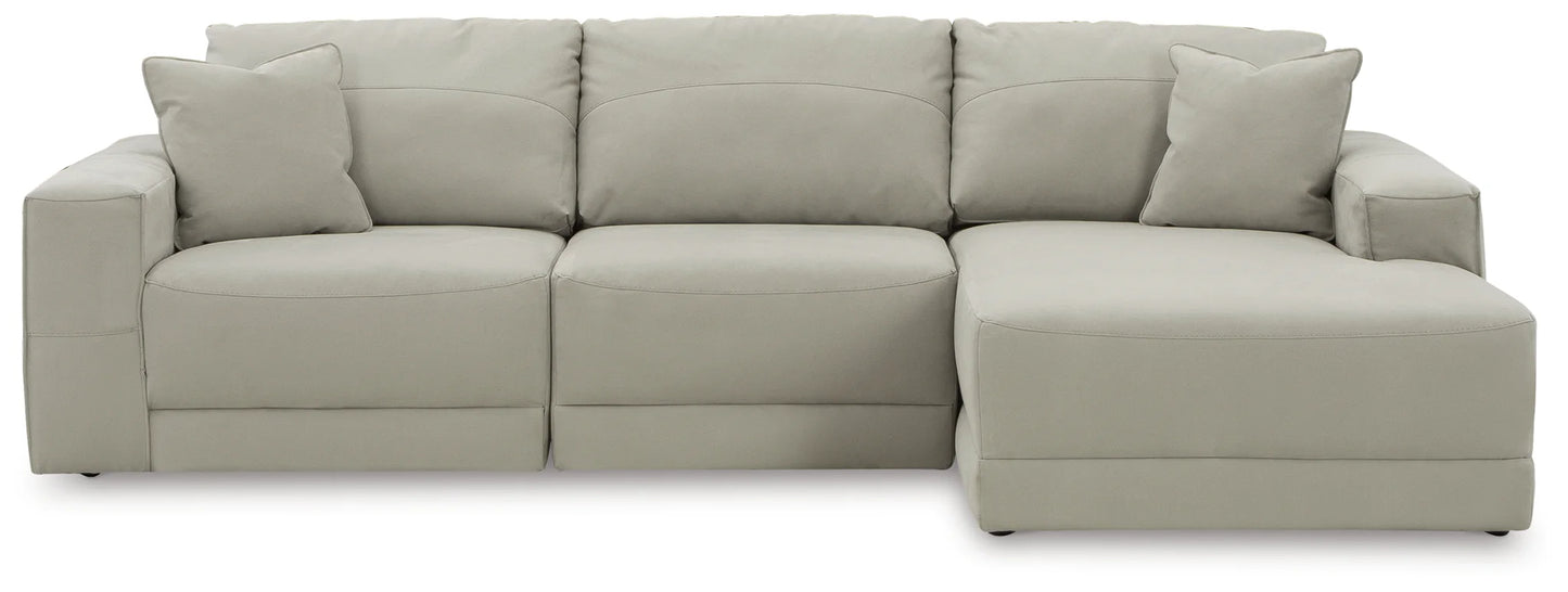 Next-gen Gaucho - Gray - Right Arm Facing Corner Chaise 3 Pc Sectional