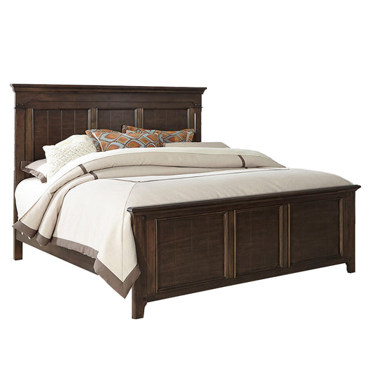 Saddlebrook - California King Panel Bed - Tobacco