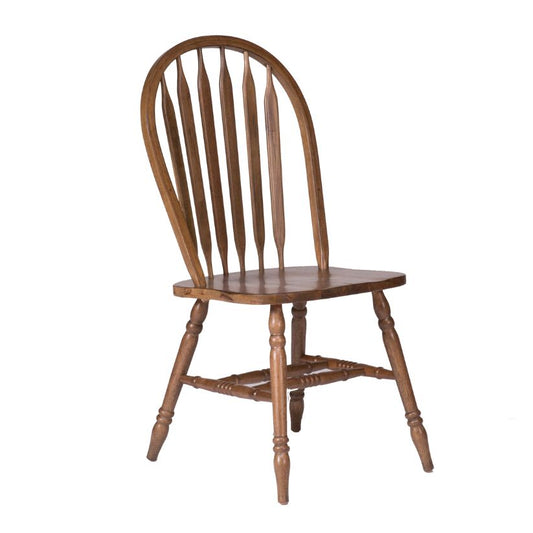 Carolina Crossing - Windsor Side Chair - Dark Brown