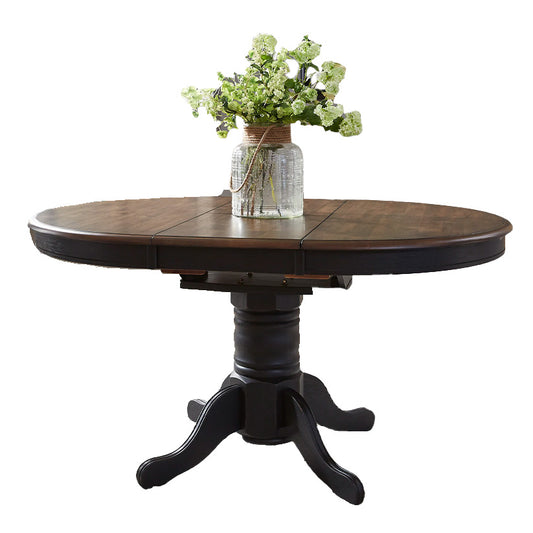 Carolina Crossing - Pedestal Table Set - Black