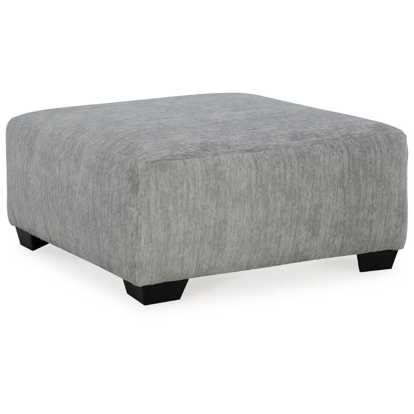 Pembrey - Pewter - Oversized Accent Ottoman