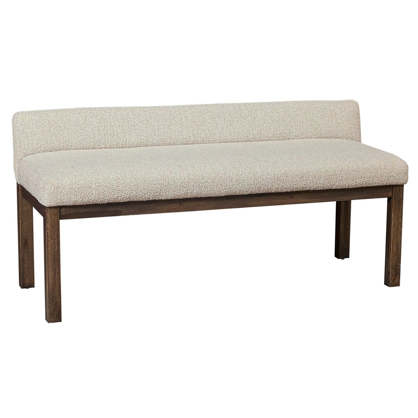 Joinery - Upholstered Bench - Labradoodle / Espresso Oak