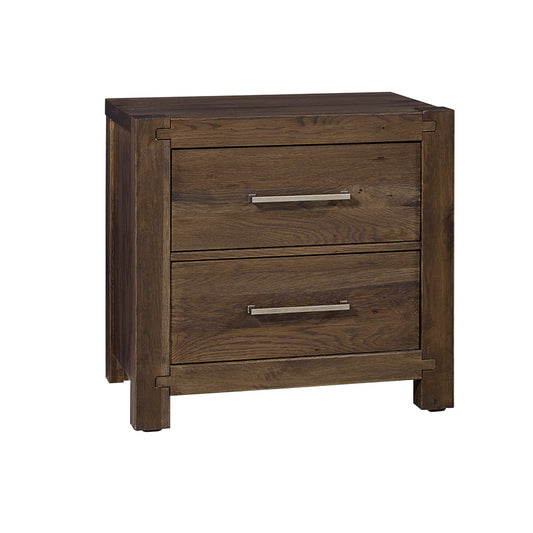 Joinery - 2 Drawer Nightstand - Espresso Oak