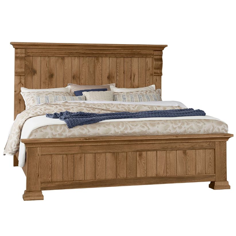 Yosemite - California King Corbel Bed With Corbel Footboard - Light Brown