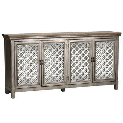 Westridge - 4 Door Accent Cabinet - Light Brown