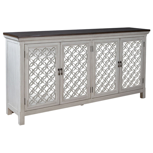 Westridge - 4 Door Accent Cabinet - Antique White