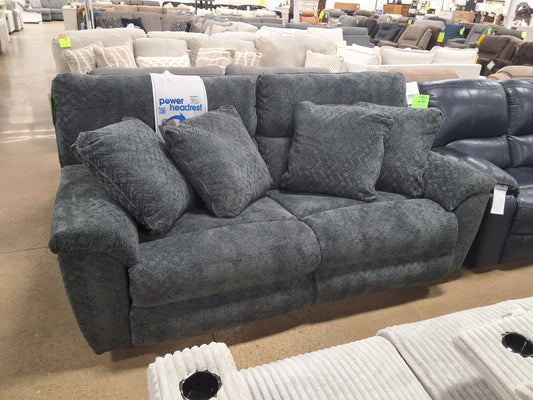 Catnapper "Paxon" Power Reclining Sofa W/ Adj. Headrests