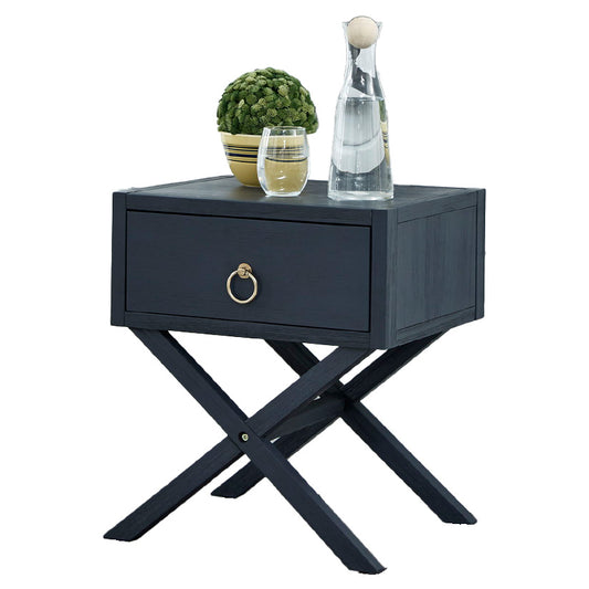 East End - 1 Drawer Accent Table - Black