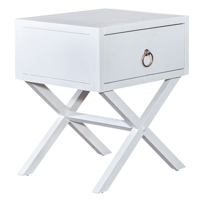 East End - 1 Drawer Accent Table - White