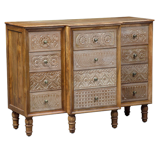 Montrose - 12 Drawer Accent Cabinet - Light Brown