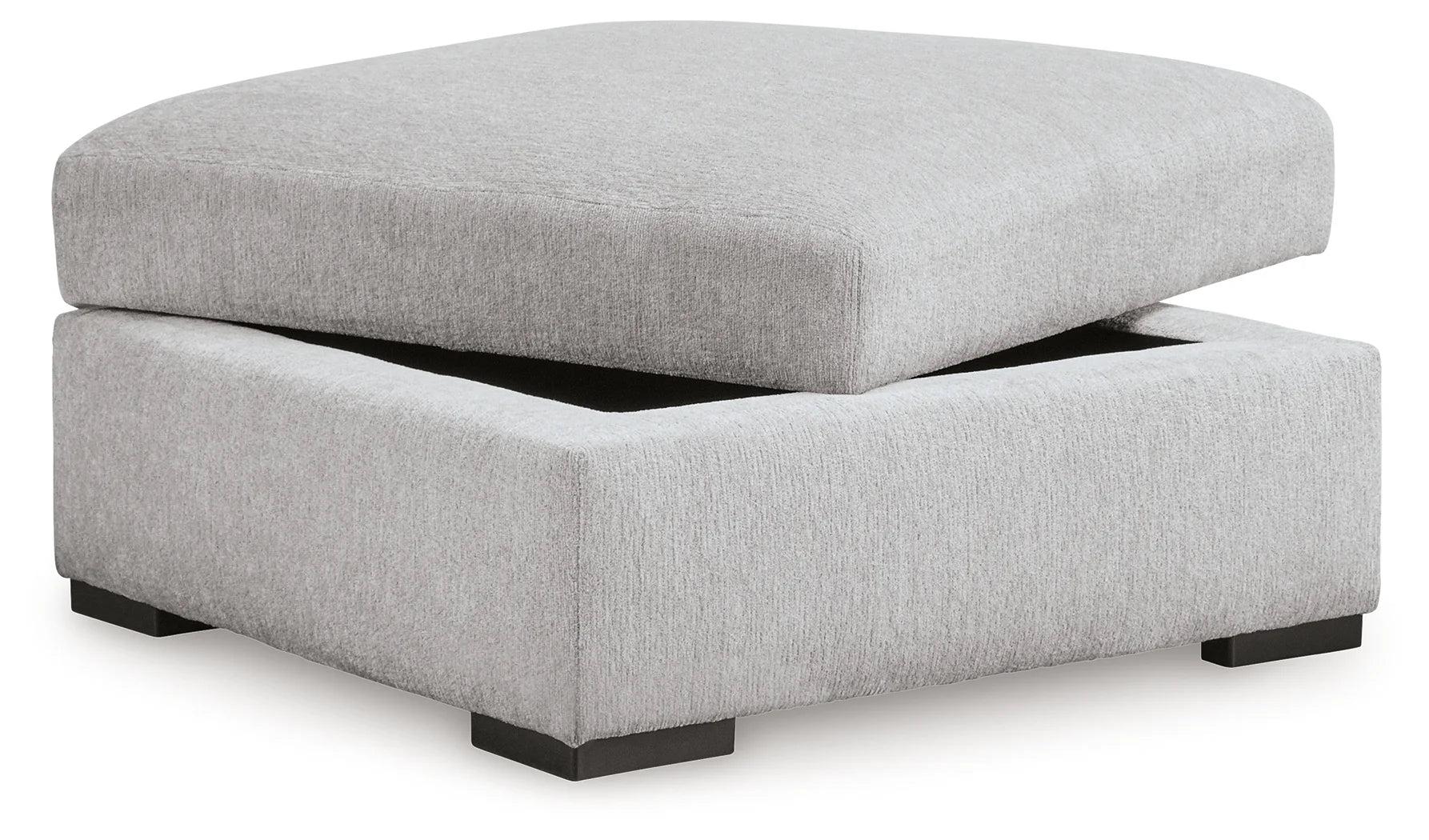 Gabyleigh - Nickel - Ottoman With Storage-2