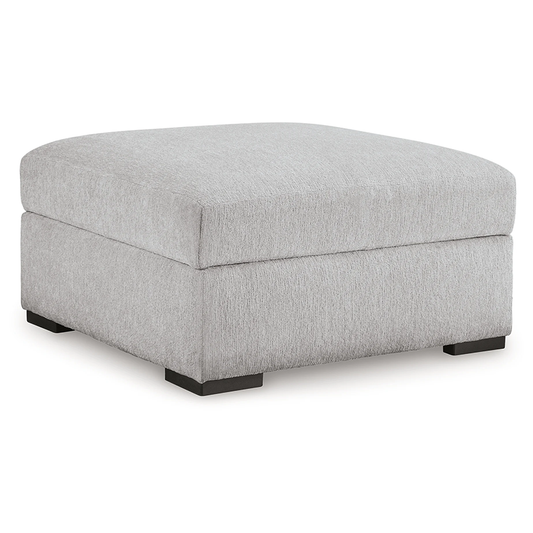 Gabyleigh - Nickel - Ottoman With Storage