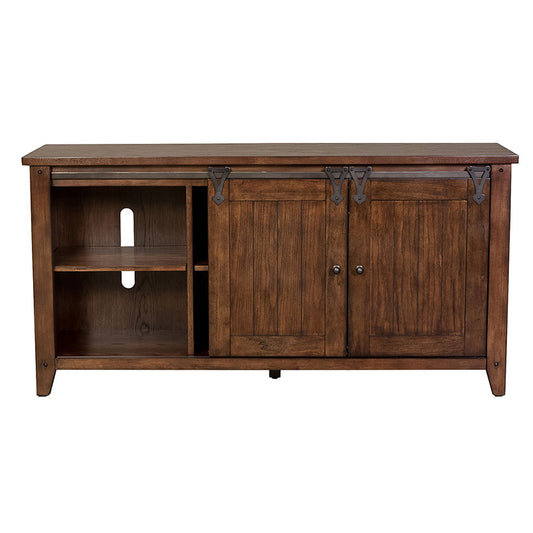 Lake House - TV Console - Rustic Brown