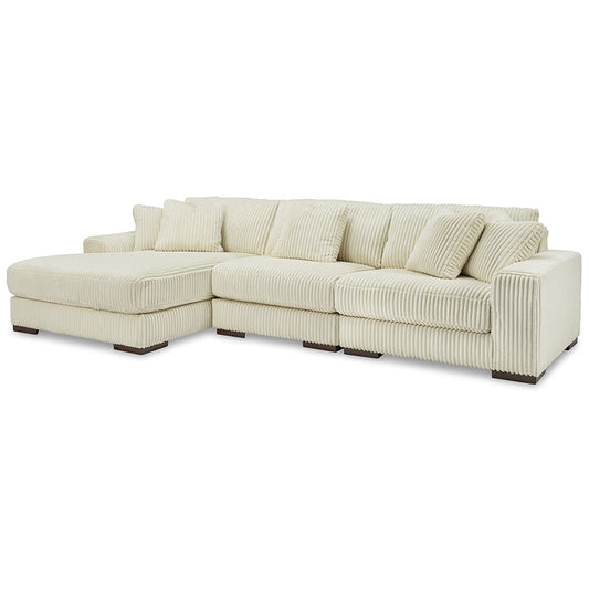 Lindyn - Ivory - 3-Piece Sectional With Laf Corner Chaise