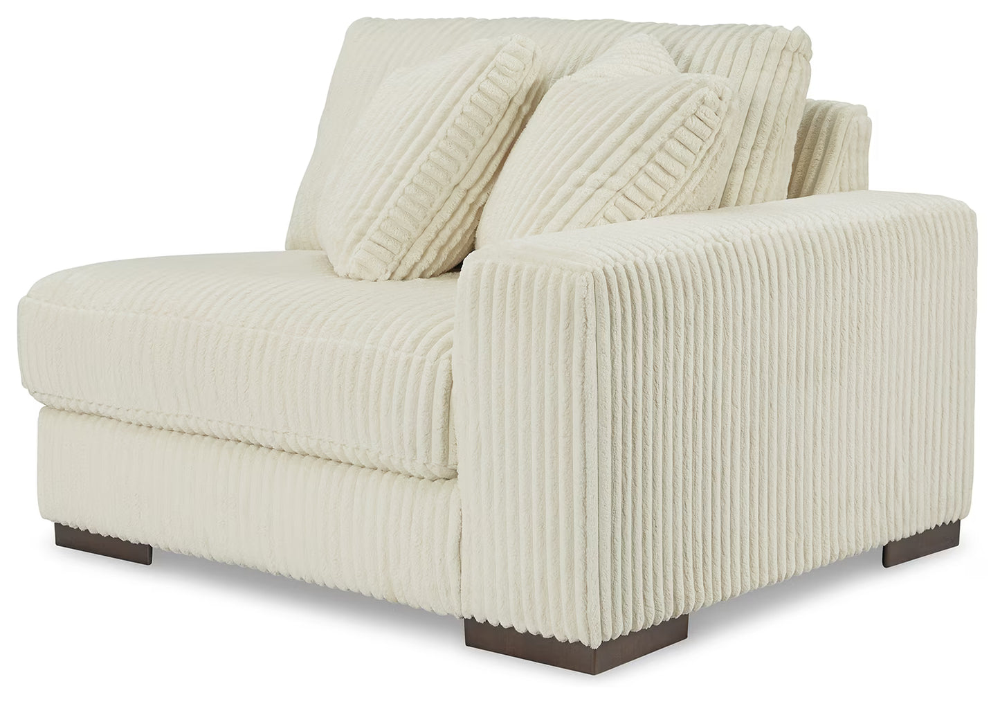 Lindyn - Ivory - 6-Piece Sectional With 3 Armless Chairs
