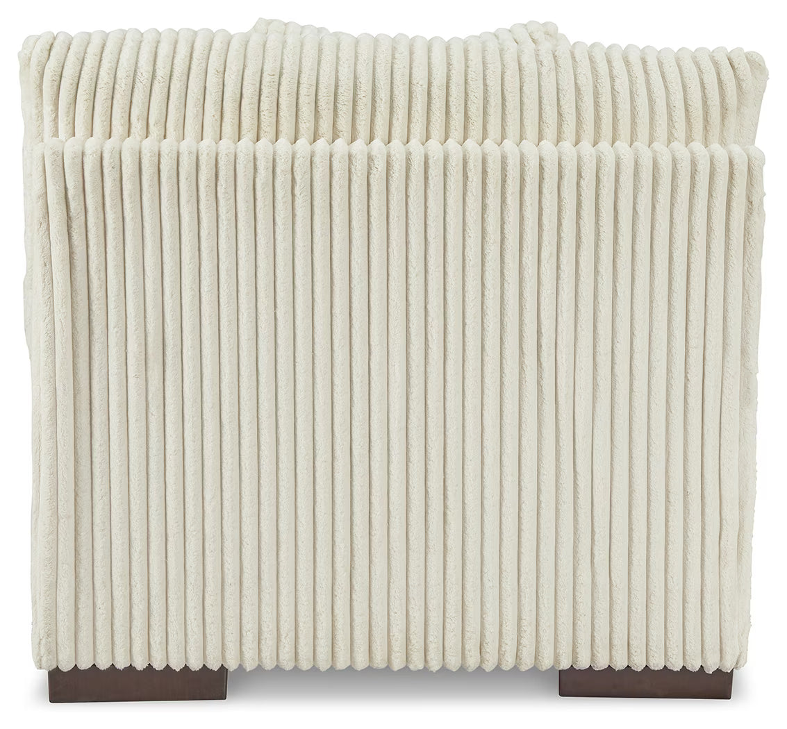 Lindyn - Ivory - 6-Piece Sectional With 3 Armless Chairs