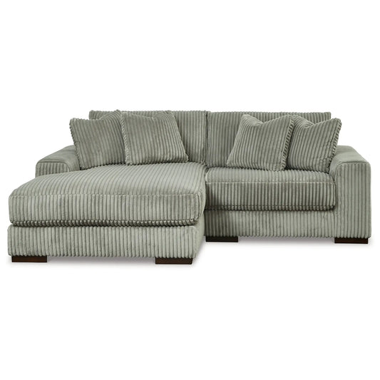 Lindyn - Fog - Left Arm Facing Corner Chaise 2 Pc Sectional