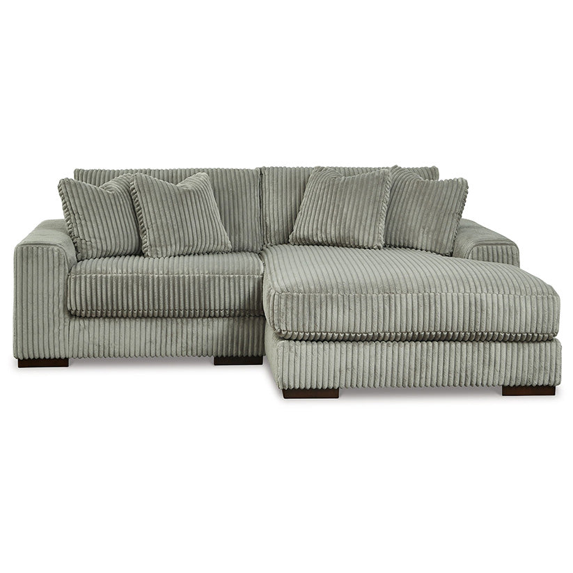 Lindyn - Fog - Right Arm Facing Corner Chaise 2 Pc Sectional