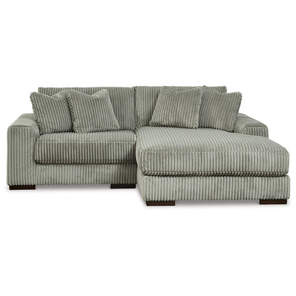 Lindyn - Fog - Right Arm Facing Corner Chaise 2 Pc Sectional