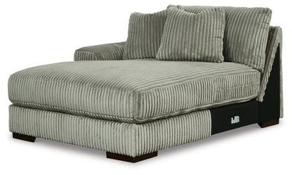 Lindyn - Fog - 3-Piece Sectional With Double Chaises