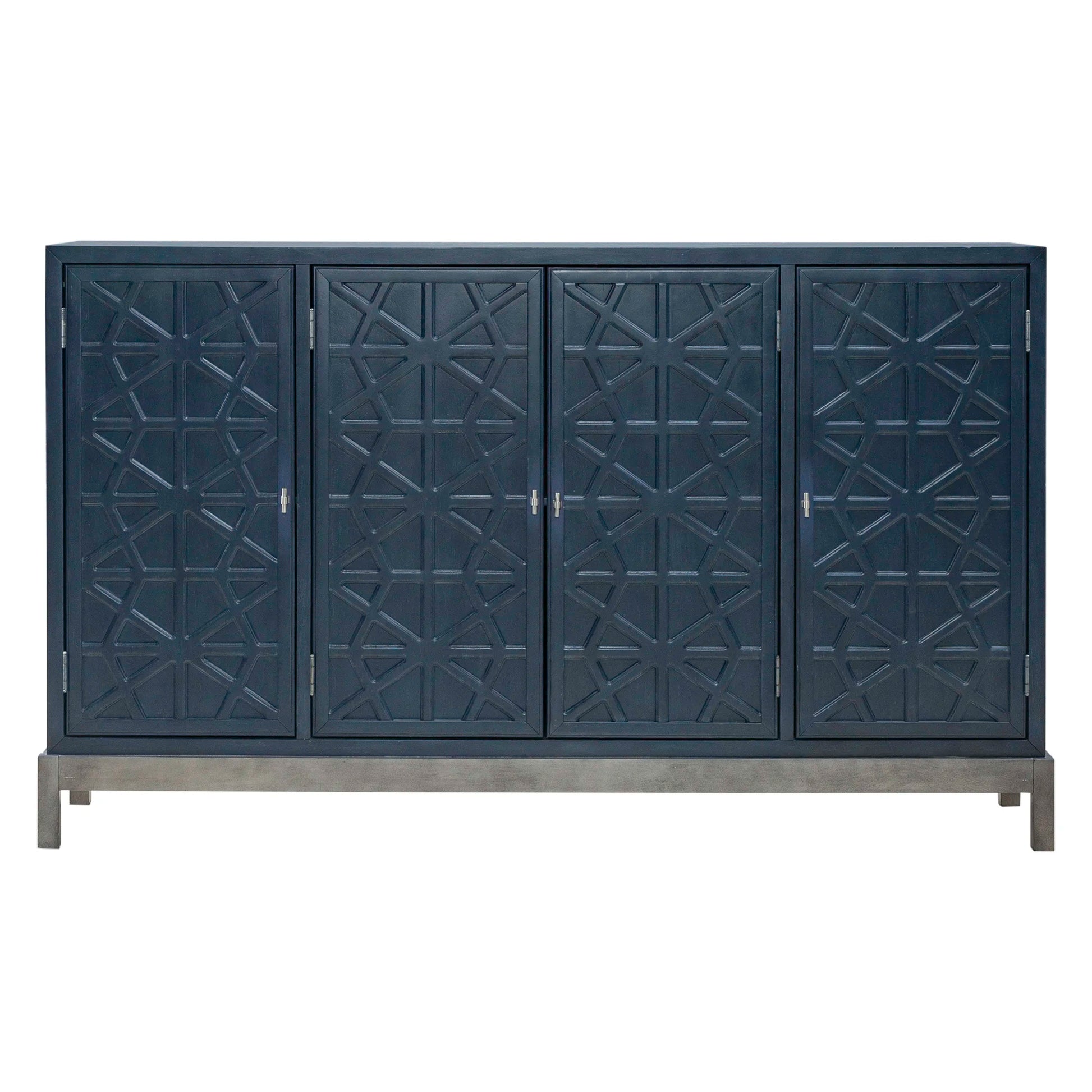 Braxton - Accent Cabinet - Azure Blue-2