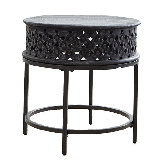 Stella - Accent End Table - Chalkboard Black