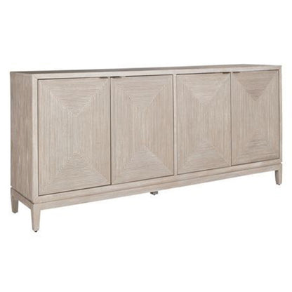 Kinsley - 4 Door Accent Cabinet - Beige