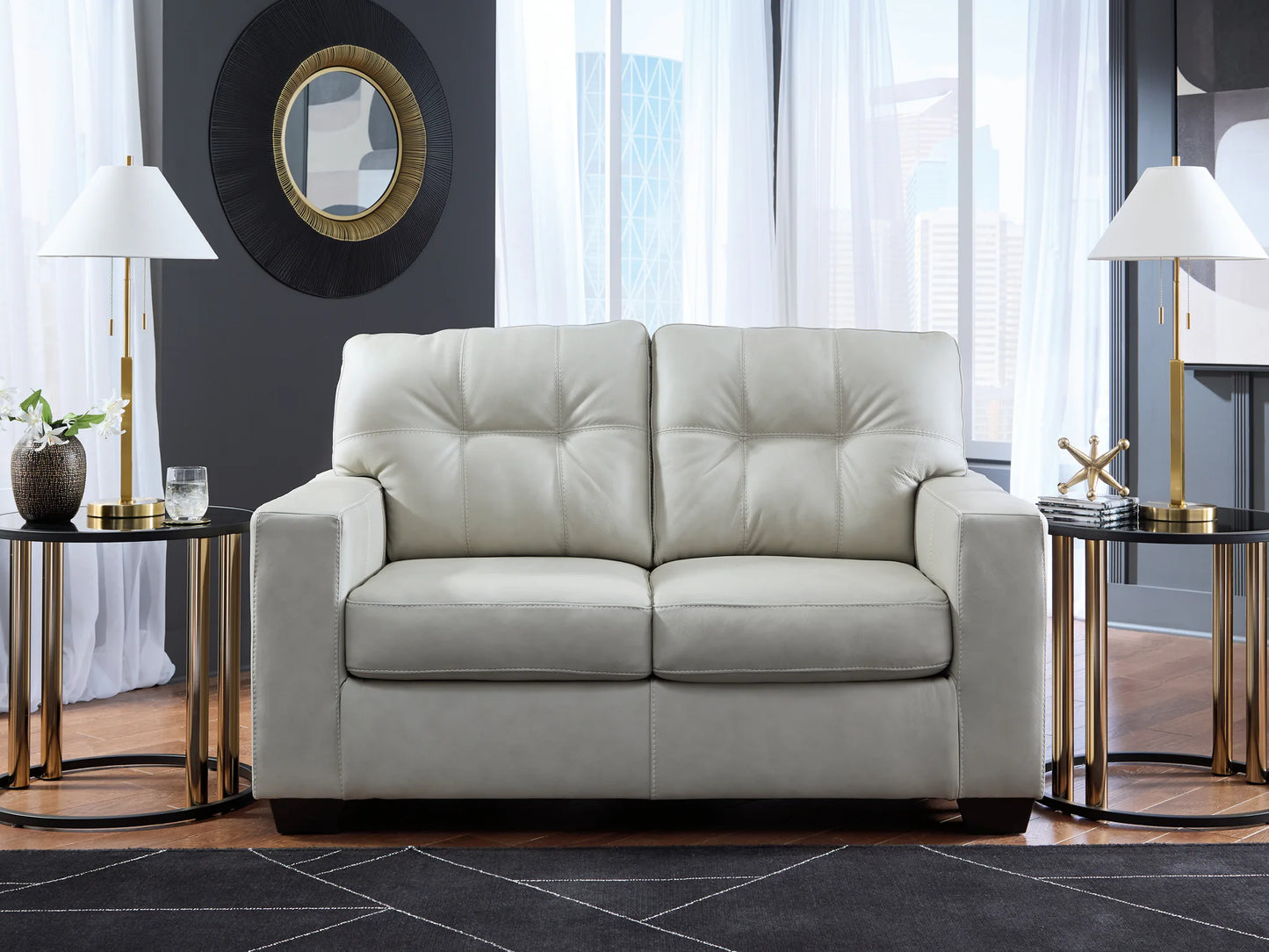 Santorine - 2 Pc. - Sofa, Loveseat - Bone