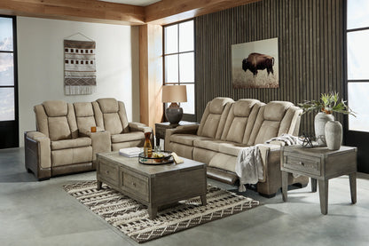 Next-Gen DuraPella - Sand - 3 Pc. - Power Sofa, Loveseat, Recliner