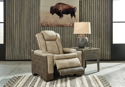 Next-Gen DuraPella - Sand - 3 Pc. - Power Sofa, Loveseat, Recliner