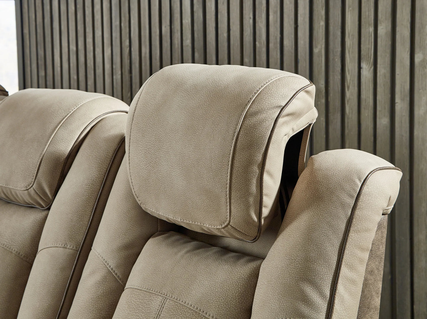 Next-Gen DuraPella - Sand - 3 Pc. - Power Sofa, Loveseat, Recliner