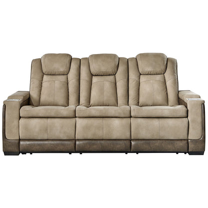 Next-gen - Sand - Pwr Rec Sofa With Adj Headrest